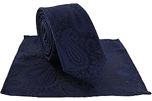 Michelsons of London Boys Tonal Paisley Tie & Pocket Square Set
