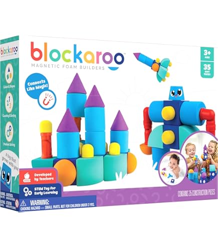 Stick-O Forest Friends – Blocchi Magnetici Da Costruzione 16 Pezzi – Gioco Educativo Prescolare Magformers – Design Grande E Sicuro
