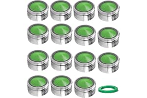 ZITFRI EFANTUR 15 pz. Rompigetto Rubinetto Aeratore M24 Filtro Rubinetto da Cucina, Risparmio Idrico e Attacco Rapido