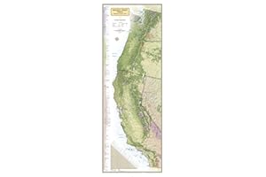 Pacific Crest Trail Wall Map: Wall Maps History & Nature (National Geographic Reference Map)