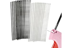 ANTAND 0.2 inch Tagging Gun Refill for Fine Stitch Gun Not Standard, 5mm White Black Tagging Gun Fasteners Clothes Tags Gun Refills Barbs Attachments Price Label for Fine Price Tag Gun 3000 Pieces