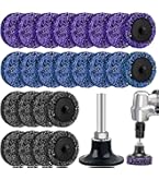 50 Schleifscheiben Set Mit Halter - 5 Körnungen Für Alle Schleifarbeiten