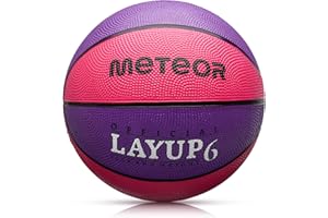 ‎METEOR Piłka Do Koszykówki Trwała Piłka Do Kosza Rozmiar 5 6 7 dla Dzieci Młodzieży Dorosłych do Treningu Koszykówki Basketball METEOR