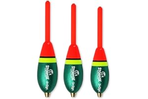 Storfisk fishing & more 3er Set Forellenposen Durchlaufposen, vorgebleit, klein, für extra Weite Auswürfe