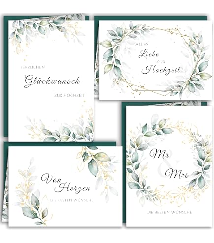 Carte De Naissance Pliante A6 Avec Enveloppe – Motif Souris Bleue Et Inscription En Allemand – Cadeau De Bienvenue B�b�