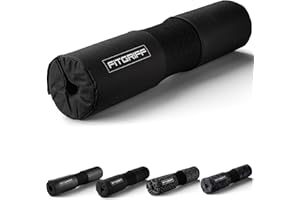 Fitgriff® Almohadilla Barra Gimnasio con Funda, Protector Acolchado de Hip Thrust y Sentadillas para Cuello, Barbell Pad Squat - Accesorios para Gym