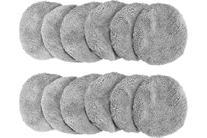 BDHYYM 12 Pezzi Panni di ricambi per Robot Lavavetri,Pulitore di Vetro Panno Weeper Aspirapolvere Parti Robot Aspirapolvere Mop Bagnato per Hobot168 per Hobot188,Grigio