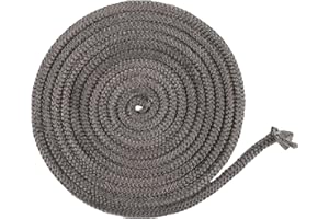 CLOUDPOWER Guarnizione in fibra di vetro da 3 m, per porta della stufa, 9 mm, per stufe, camini, bruciatori a legna, vetro