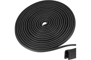 QOOSIKICC 11m/36 ft Car Door Edge Protector, Car Door Protectors Edge Guards, U Shape Trim Rubber Seal Guard Trim Strips for Most Cars