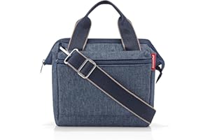 Reisenthel MQ4113 ALLROUNDER CROSS HERRINGBONE DARK BLUE Gym Bag Femme HERRINGBONE DARK BLUE Taille Unica