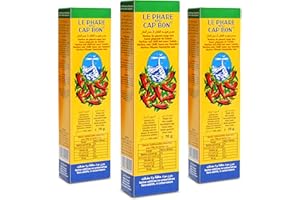 KAFFEEHAUS DIAMANT Harissa Paste 3er Set, Tunesische Chili-Paste mit Knoblauch, Koriander & Kreuzkümmel, 3x70g Gewürzpaste für Scharfe Soßen