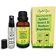 Peppermint, Lavender & Citronella Repellent. Makes 15 Litres. Pet & Child Safe. Stop Mice, Rats, Spiders, Insects & All Pests. Spray Included. 100% Natural Blend. Super Effective, Humane & Economical.