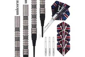 Unicorn Soft Tip Darts Set | James 'The Machine' Wade | 70% Tungsten Barrels | Epic Soft Tips | Presentation Packaging | 18g or 20g