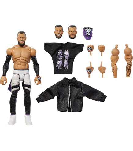Mattel WWE Ultimate Edition Solo Sikoa – 15,2 Cm Actionfigur Mit Tauschköpfen & Händen, 30 Gelenke, TrueFX