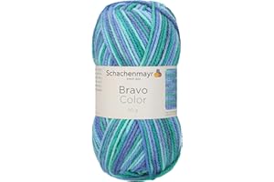 SCHACHENMAYR SINCE 1822 Schachenmayr Bravo Color, 50G Lagune Handstrickgarne