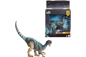 Mattel Jurassic World Hammond Collection Dinosaurie Mussaurus | Samlardesign av hög kvalitet med realistiska ögon, 15 ledpunk