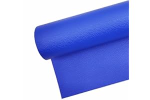 Surriba Simili Cuir Autocollant Bleu 40 * 300cm, Ruban Cuir Autocollant Patch de Réparation Cuir Adhésif Bricolage