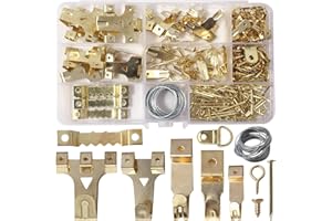 SUMLIVING Picture Hangers,220 Pieces Picture Hanging Kit Photo Frame Hangers,Wall Hanagers,Picture Hanging Hooks for Home Office Use Hanger Supplies