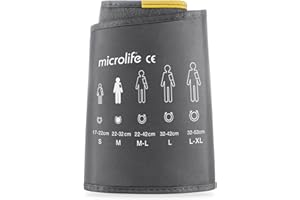 Microlife - Brassard Conique Souple Taille M (Bras 22-32cm) - Lavable, Confortable, Facile à Utiliser, Compatible Tensiomètres Microlife, Garantie 2 ans