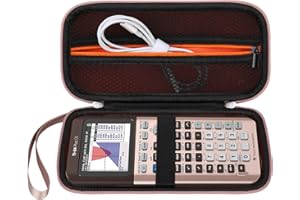 Elonbo Tragetasche für Texas Instruments TI-84 Plus CE/TI-84 Plus/TI-83 Plus CE/Casio fx-9750GII/ TI-Nspire CX II CAS/CX II/CX/CX CASFarbgrafik-Rechner, Rose Gold