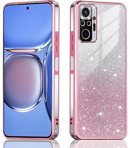 XINYEXIN Cover per Xiaomi Redmi Note 10 4G / Redmi Note 10S, Custodia Antiurto 360 Gradi Protezione Dello Schermo Incorporata, Full Body Rugged Trasparente Cover Military Armour Case - Viola Chiaro