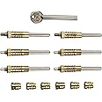 ERA 826-33 Sash Window Screw Locks - Brass (6 Pieces)