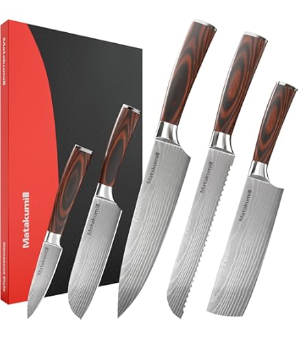 Kjøk Premium Küchenmesser Japan Style Härte 58±2 HRC Klinge 15cm Mit L Und Olivenholzgriff Kochme