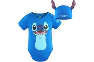 Disney Lilo and Stitch - Costume e berretto per neonati, ragazzo, neonati, colore: Blu