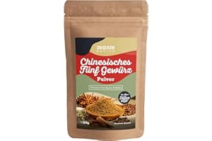 Przyprawa Chińska Pięć Przypraw w Proszku Monte Nativo (250g) - Czysta i naturalna mieszanka przypraw idealna do kuchni chińskiej - Przyprawa Chińska Pięć Przypraw - Suszone przyprawy