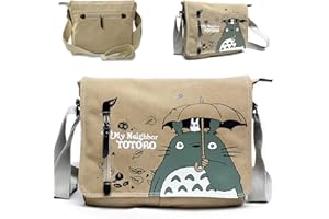 FORGEMITH Anime Messenger Bag Women Kawaii Crossbody Bag Casual Shoulder Bag School Canvas Bag