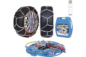 Goodyear 77933 "12mm" 12mm Snow Chains, Size 235, Suitable for Cars, SUV, 4x4, Light Trucks and Motorhomes and Vans