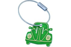 TROIKA E-KÄFER - KR18-09/GR - Brelok do kluczy z nadrukiem - aluminium - matowy - nadruk - zielony - Troika-oryginalny