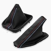 Cargaiter - Gear and Brake Lever Cover Compatible for BMW E46 (1990-2007) (Tricolour)