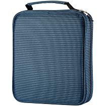 Speedball Art Products - Astuccio in tela per fino a 120 matite, colore: Blu acciaio