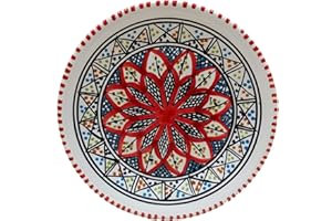 Etnico Arredo Piatto Ceramica Portata Decorativo Marocchino Tunisino 0411201202