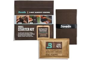 Boveda Music Mini Starter Kit (1) 49% HR Standard Boveda - bidirektionale Feuchtigkeitsregulierung, ideal für die meisten Klimazonen, Ukulele, Violine, Klarinette und andere Instrumente