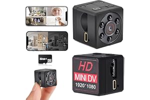 Cámara Espía, Mini Camara Espia Oculta con Imagen Full HD 1080 - con Visión Nocturna y Sensor de Movimiento, Funciona sin Wif