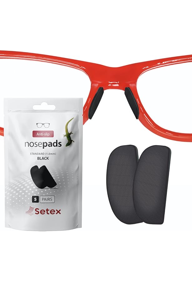 20 Paia Naselli Per Occhiali In Silicone - Antiscivolo, Trasparenti, Adesivi, Per Montature E Occhiali Da Sole - Foto 9