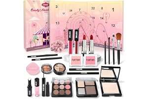FURTIME Beauty Adventskalender 2026, 24 högkvalitativ makeup och kosmetika