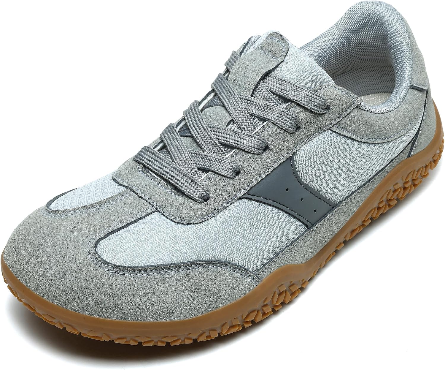Meik Mangni Unisex Barefoot Zapatillas Minimalistas Hombre Mujer Ligera Zapatos Barefoot Anchos Transpirable y Antideslizante Zapatillas de Trail Running,Tallas:36-46 EU