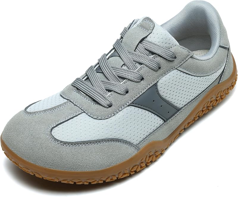 Meik Mangni Unisex Barefoot Zapatillas Minimalistas Hombre Mujer Ligera Zapatos Barefoot Anchos Transpirable y Antideslizante Zapatillas de Trail Running,Tallas:36-46 EU