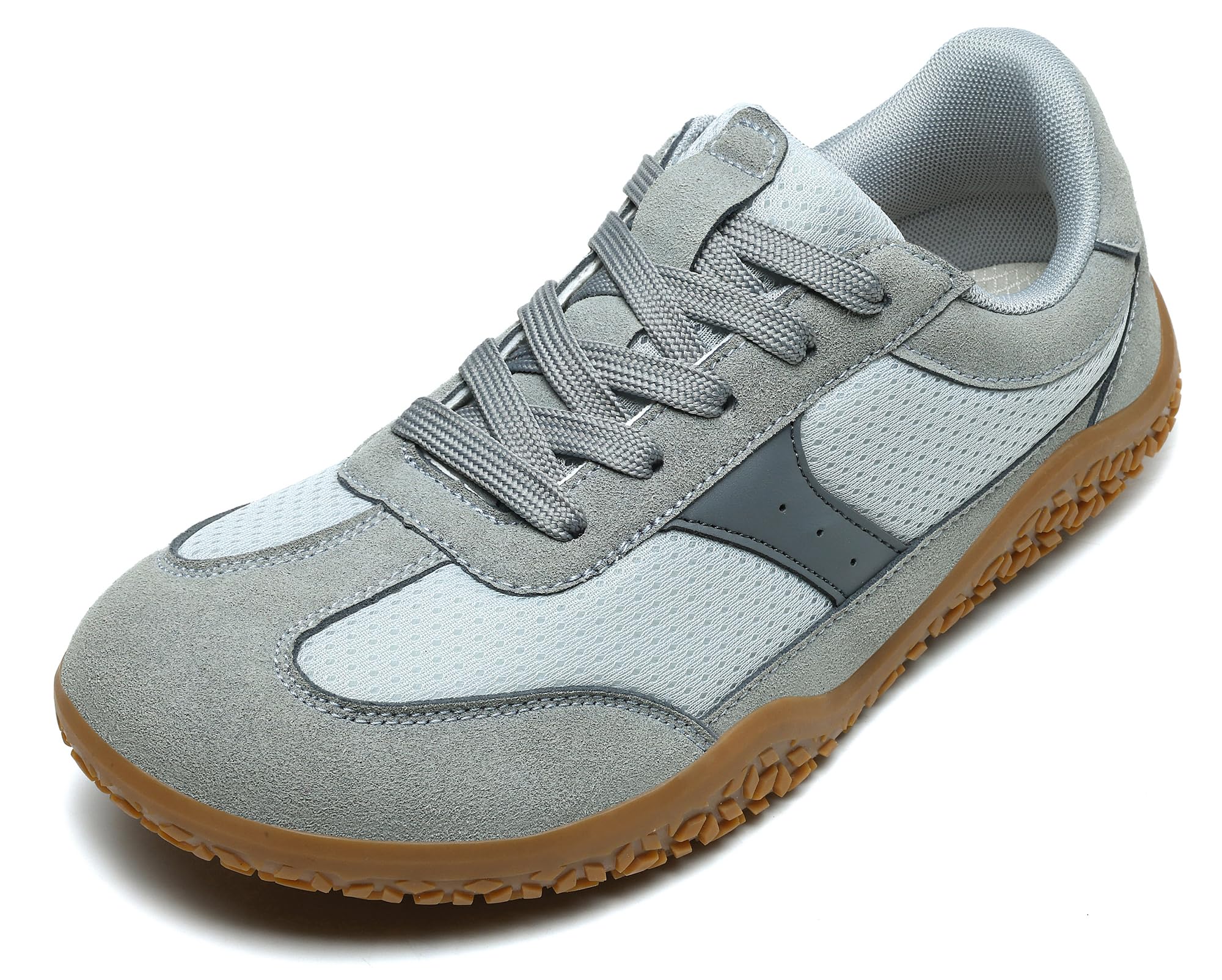 Meik Mangni Unisex Barefoot Zapatillas Minimalistas Hombre Mujer Ligera Zapatos Barefoot Anchos Transpirable y Antideslizante Zapatillas de Trail Running,Tallas:36-46 EU - 1