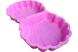 Paradiso Toys 760 Sandmuschel / Wassermuschel pink 2-tlg., ca. 87 x 78 x 19,5 cm