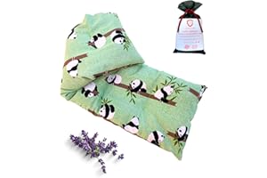GZCOMMODITIES Saco Semillas Microondas Cervical Térmico de Semillas y Lavanda - 100% algodón - 47x15cm – Bolsa Cojín con Aroma Calor y Frío Multiusos Saquito Pies Calienta Camas y Lumbar – Saco Térmico Semillas