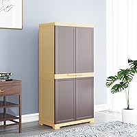 Nilkamal Freedom Mini Medium (FMM) Plastic Cabinet for Storage| Space & Clothes Organizer| Shelves| Cupboard| Almari| Wardrob