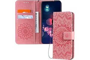 QIWEIQING Compatible con Funda Huawei P40 Lite con Tapa,Funda Movil Huawei P40 Lite,Funda Libro Huawei P40 Lite Carcasa Magnético Funda para Huawei P40 Lite Sunflower Pink KT