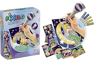 LANSAY Pixelo Jeu de coloriage Coffret metallique - Mixte - a partir de 6 ans