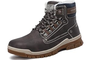 ARRIGO BELLO Stivali Uomo Invernali Scarpe Inverno Calda Foderato Montagna Antiscivolo Trekking Boots Scarponcini Neve Taglia 41-46EU
