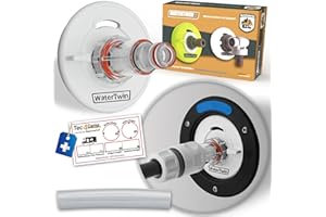 MAJOCOMPTEC Couvercle de réservoir avec raccord pour système Gardena pour camping-car Caravan à remplir le réservoir d'eau sur le tuyau de remplissage avec trop-plein et raccord de tuyau grand