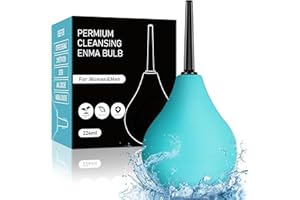 PROPODUSCHE Enema Bulbo de 224ml,Enema para limpieza de colon, Limpiador para Anal y Vaginal, Ducha Vaginal de Silicona, Forma rápida de aliviar el estreñimiento para Limpieza de Colon en Hombres y Mujeres(verde)